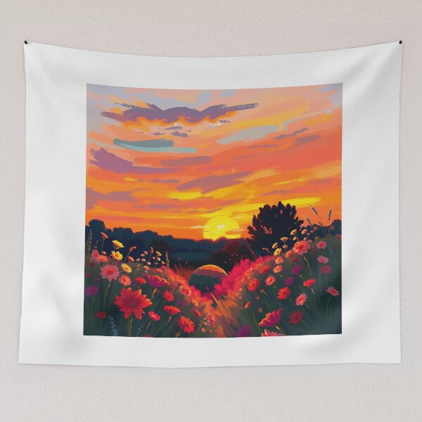 Item preview, Impressionist Colorful Sunset designed and sold by sharon1210.