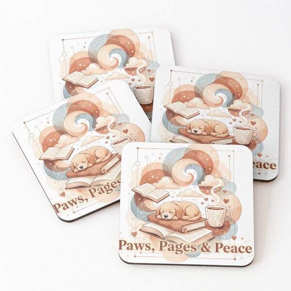 Item preview, Paws, Pages & Peace: Refuge of Dreams and Happy Moments designed and sold by HushPrints.