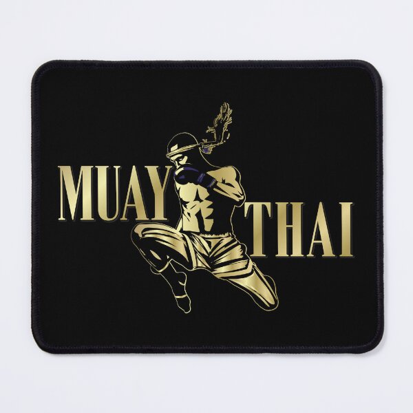 Item preview, Muay Thai Fighter – Golden Strike designed and sold by k9printart.