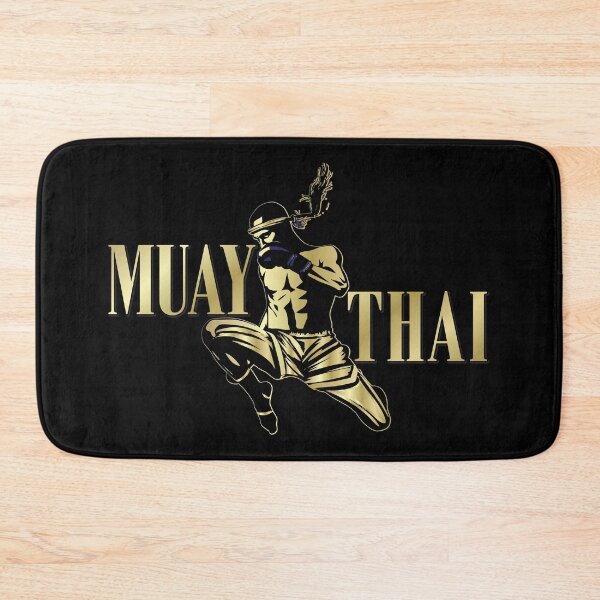 Item preview, Muay Thai Fighter – Golden Strike designed and sold by k9printart.