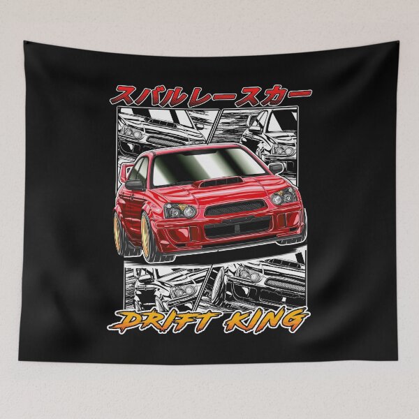 Item preview, Red Subie JDM Drift King – Turbo Rally Legend designed and sold by JDM Guyvit.