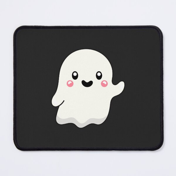Item preview, Cute and Adorable GHOST waving happy Kawaii Halloween designed and sold by DibujandoPorfa.