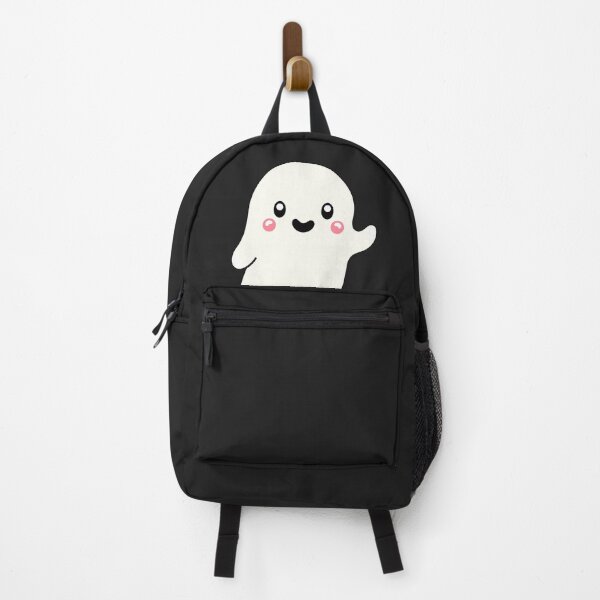 Item preview, Cute and Adorable GHOST waving happy Kawaii Halloween designed and sold by DibujandoPorfa.