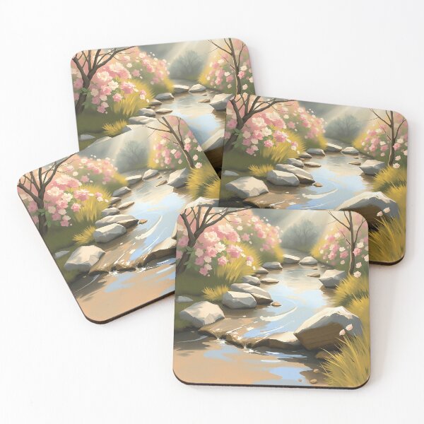 Item preview, Impressionistic Peaceful Stream designed and sold by sharon1210.