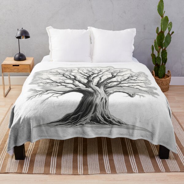 Item preview, Ancient Tree Charcoal Sketch designed and sold by sharon1210.