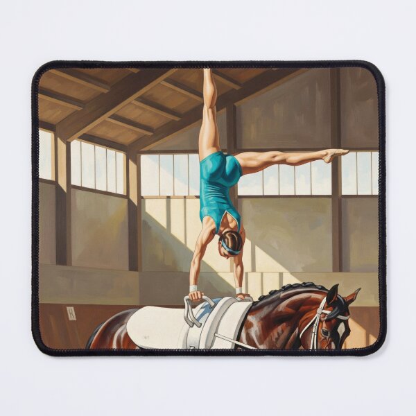 Item preview, The Equestrian Acrobat - Original Art Deco Artwork designed and sold by elektronen.