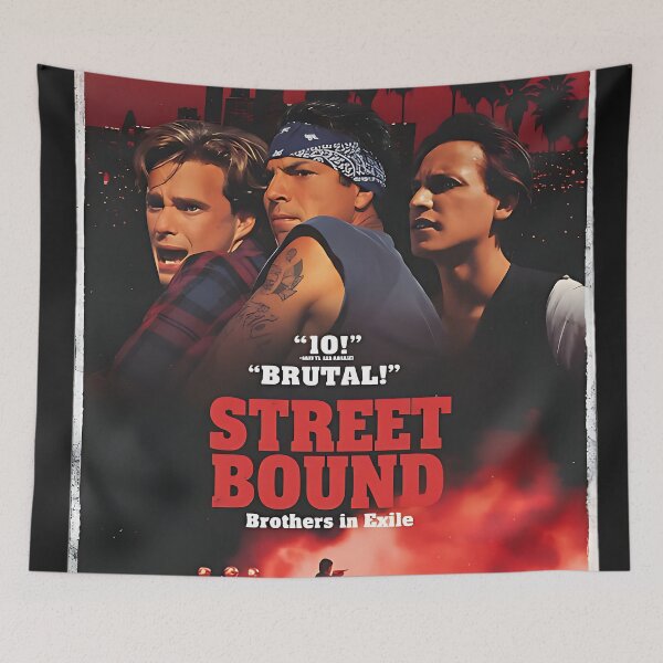 Item preview, Street Bound – Retro Action Movie Poster Style Design designed and sold by OtsukaHideoya2c.