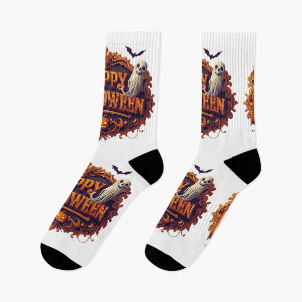 Item preview, Halloween greeting with bats spider web and dripping orange text happy halloween perfect for spooky festive cards and seasonal vector designs designed and sold by PWDigitalArt.