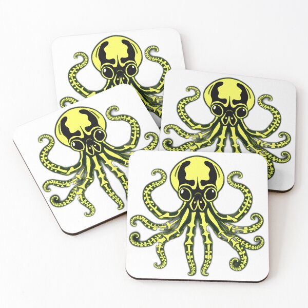 Item preview, Glowing Skeletal Octopus Illustration designed and sold by sharon1210.