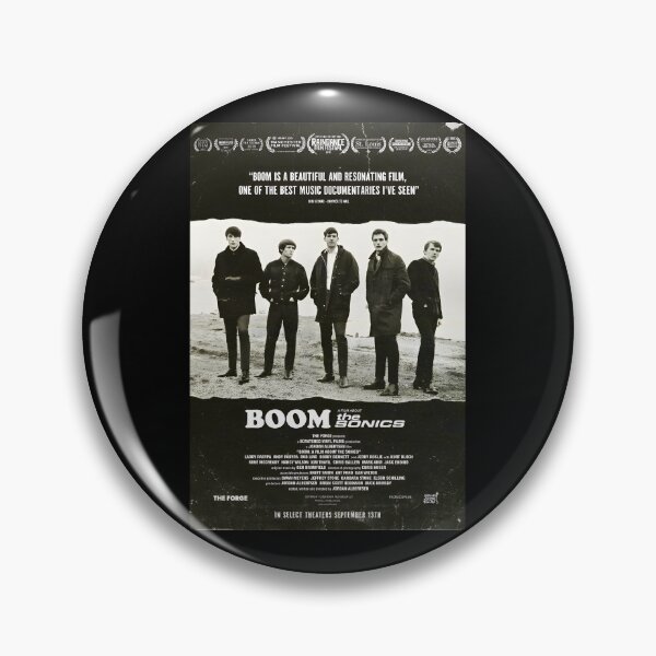 Item preview, The Sonics – Boom Documentary Poster Retro Rock Art designed and sold by fintantalonet.
