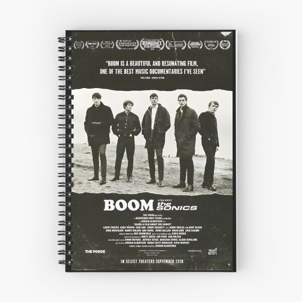 Item preview, The Sonics – Boom Documentary Poster Retro Rock Art designed and sold by fintantalonet.