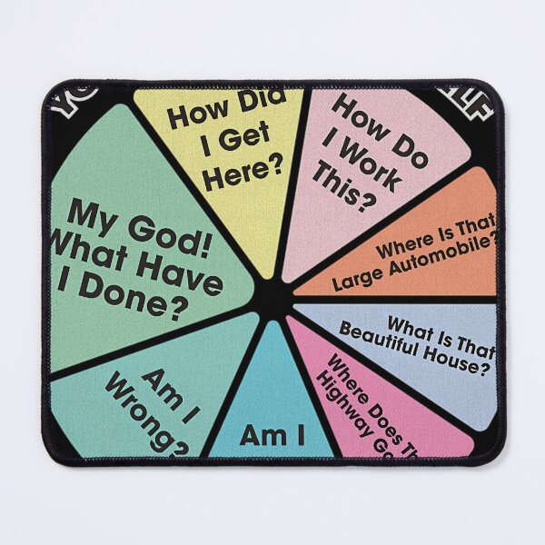 Item preview, You May Ask Yourself - 80'S Music Retro Lyrics Pie Chart designed and sold by Heidiassinen.
