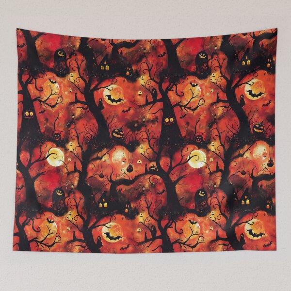 Item preview, Haunted Halloween Night designed and sold by Boddicca.