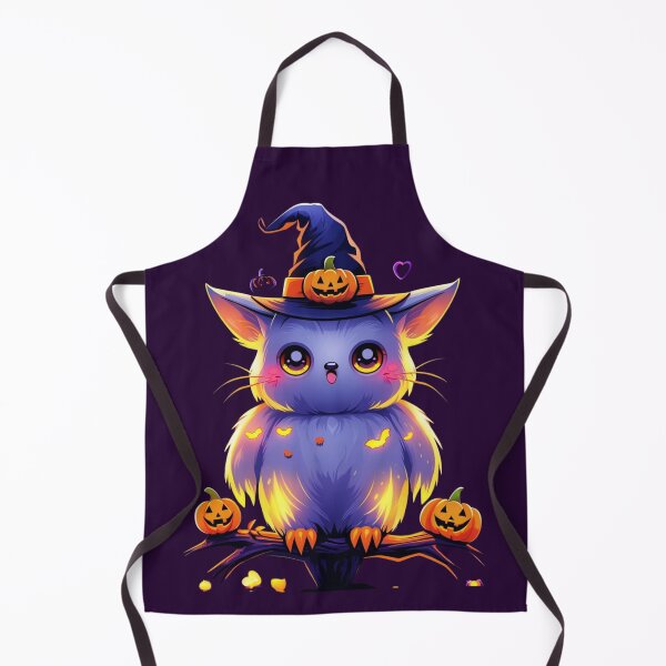 Item preview, Magical Neon Owl Sitting on Branch Halloween Illustration designed and sold by Medeea Publishing.