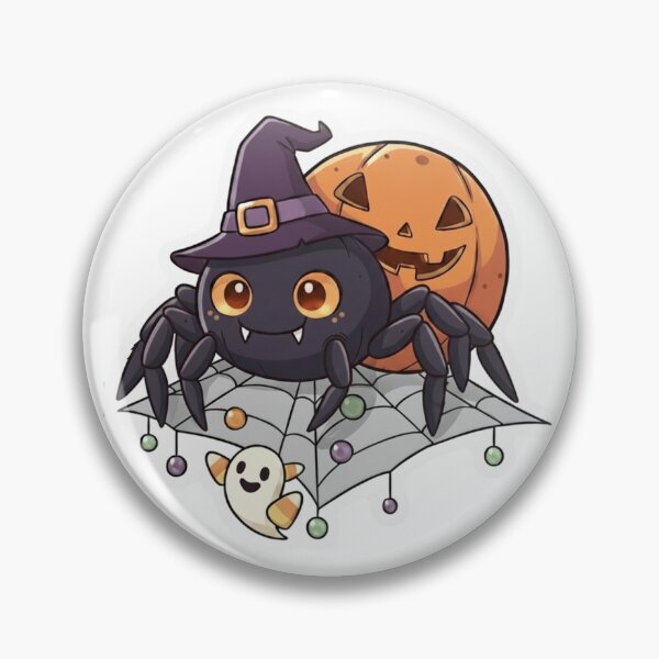 Aperçu de l'œuvre Araignée d'Halloween créée et vendue par Homelesssquid's Stickers & More.