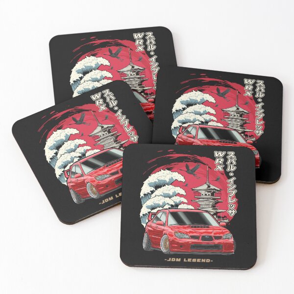 Item preview, The Great Wave - Red Subie Drift King  designed and sold by JDM Guyvit.