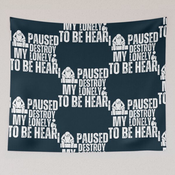 Item preview, I Paused My Destroy Lonely To Be Here designed and sold by BTSArmySurplus.