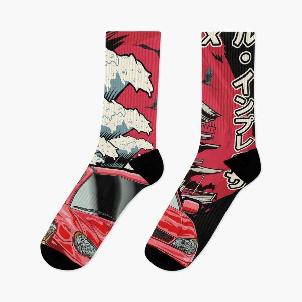 Item preview, The Great Wave - Red Subie Drift King  designed and sold by JDM Guyvit.