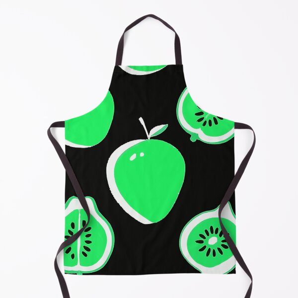 Item preview, Vibrant Green Kiwi & Apple Fruit Pattern designed and sold by zzz888.