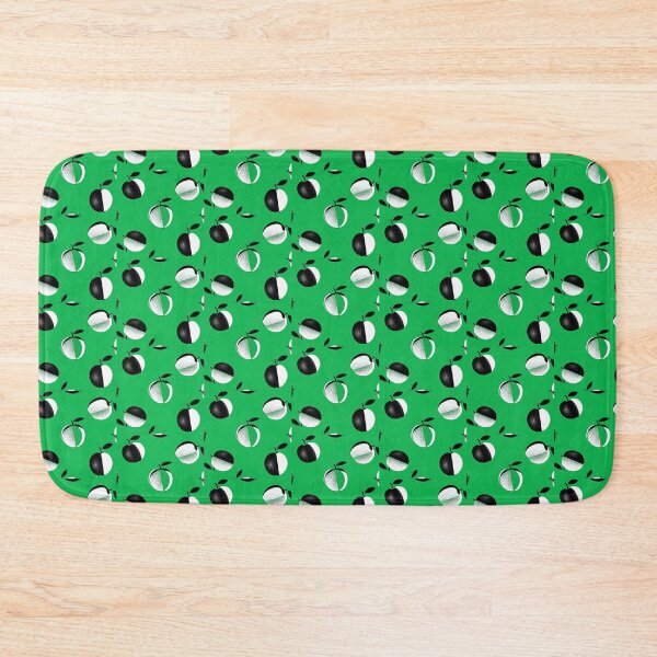Item preview, Graphic Apple Duet Pattern on Vibrant Green designed and sold by zzz888.