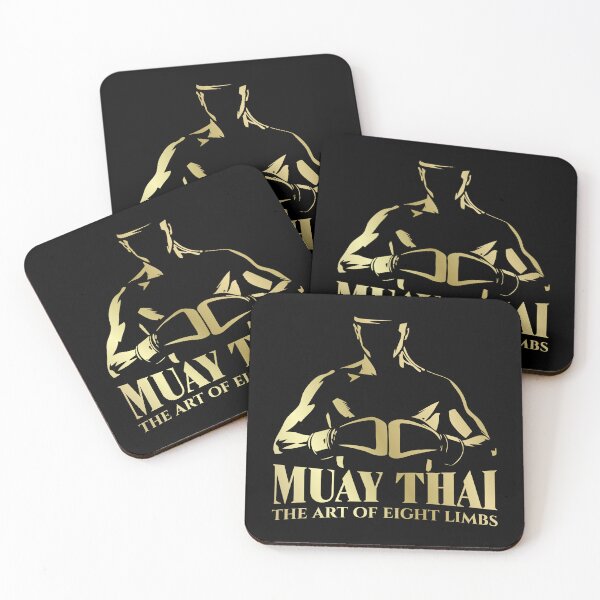 Item preview, Muay Thai Fighter – Golden Guard designed and sold by k9printart.