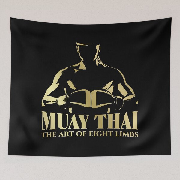 Item preview, Muay Thai Fighter – Golden Guard designed and sold by k9printart.