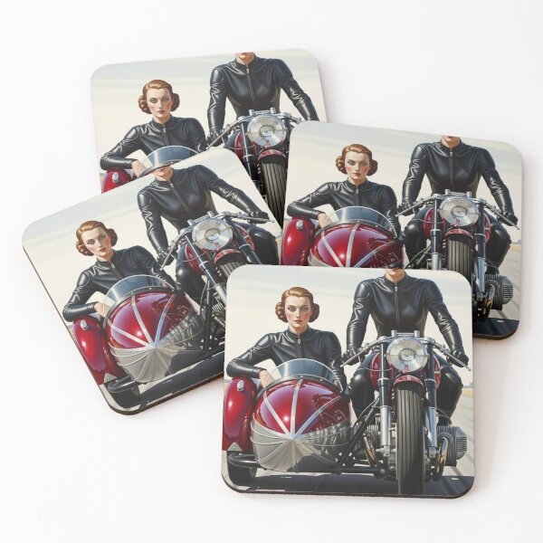Item preview, The Sidecar Race V2 - Original Art Deco Artwork designed and sold by elektronen.
