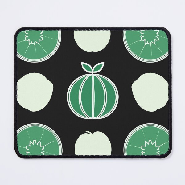 Item preview, Geometric Green & White Fruit Pattern designed and sold by zzz888.