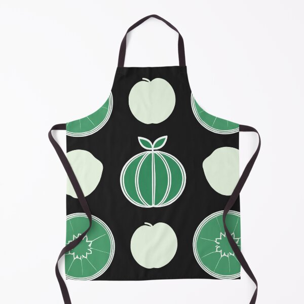 Item preview, Geometric Green & White Fruit Pattern designed and sold by zzz888.