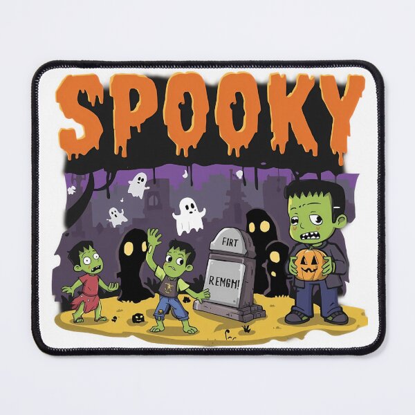 Item preview, Spooky Frankenstein says It’s Halloween Time, Wear your best costume to our monster mash designed and sold by PWDigitalArt.