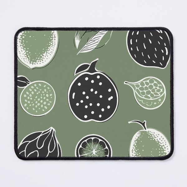 Item preview, Earthy Green Harvest Fruit & Leaf Pattern designed and sold by zzz888.