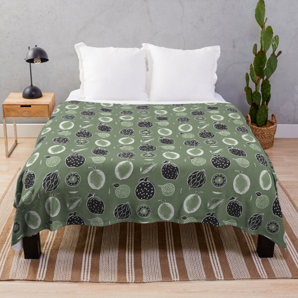 Item preview, Earthy Green Harvest Fruit & Leaf Pattern designed and sold by zzz888.