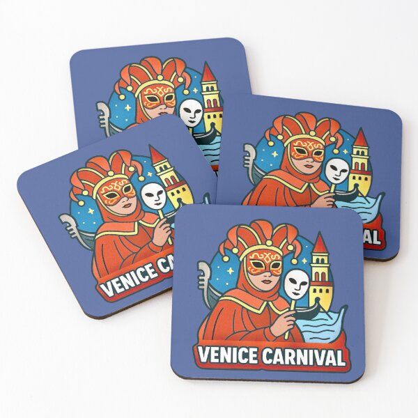 Item preview, Venice Carnival - Venetian Masks and Festival Atmosphere designed and sold by Myra365Art.