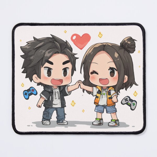 Item preview, Co-Op Cuties: Player 1 ♥ Player 2 designed and sold by ArgentoArt.