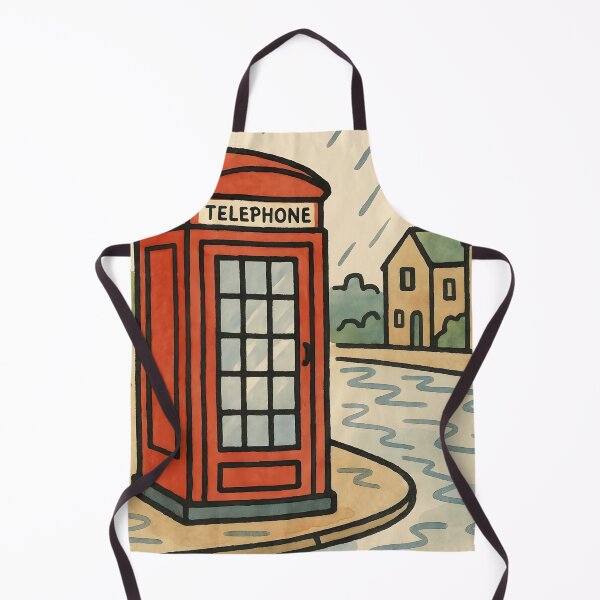 Item preview, Red Phone Booth designed and sold by GraphicsClub.