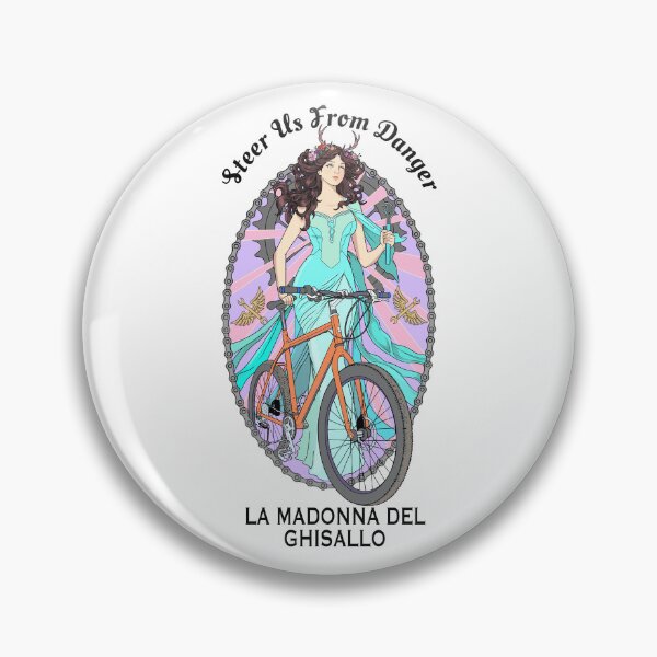 Item preview, The patron saint of bicycles La Madonna del Ghisallo designed and sold by Mahaffey Designs.