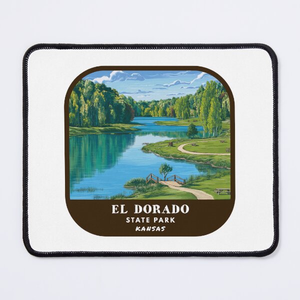 Item preview, Vintage El Dorado State Park (Kansas State Park) designed and sold by RabbitK.