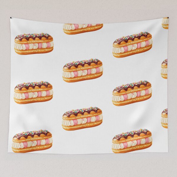 Item preview, Éclair – French Pastry Illustration designed and sold by BobaBunny76.