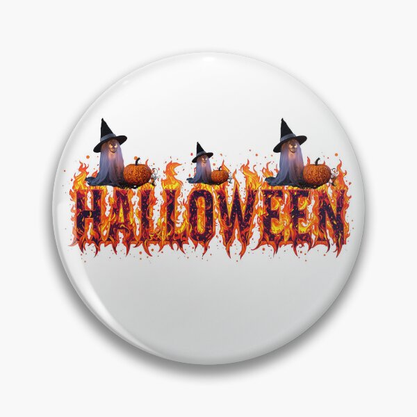 Item preview, "Halloween" in gothic text, featuring an illustration of classic Halloween elements like pumpkins and ghosts designed and sold by PWDigitalArt.