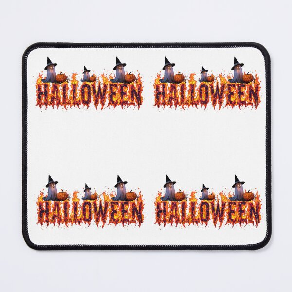 Item preview, "Halloween" in gothic text, featuring an illustration of classic Halloween elements like pumpkins and ghosts designed and sold by PWDigitalArt.