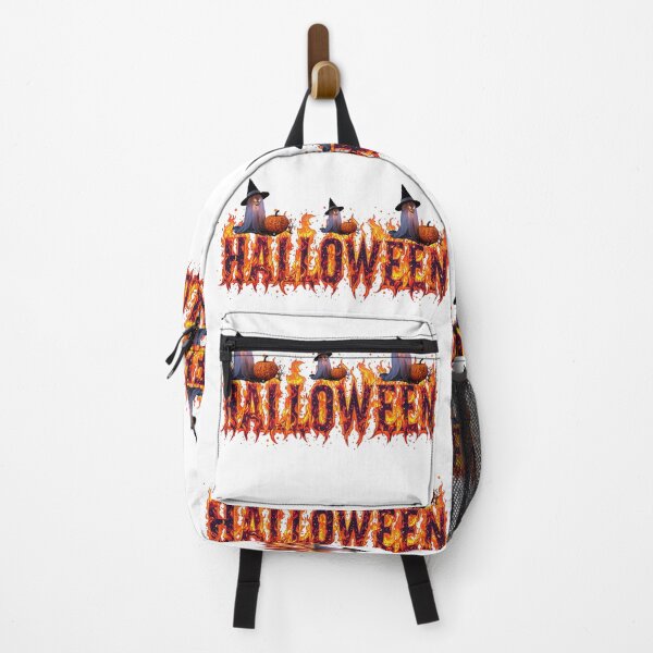 Item preview, "Halloween" in gothic text, featuring an illustration of classic Halloween elements like pumpkins and ghosts designed and sold by PWDigitalArt.
