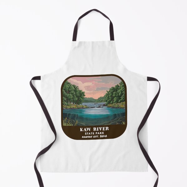 Item preview, Vintage Kaw River State Park (Kansas State Park) designed and sold by RabbitK.