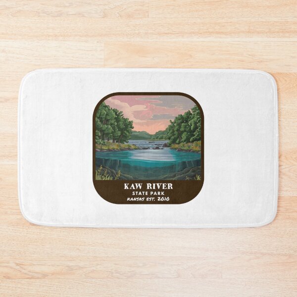 Item preview, Vintage Kaw River State Park (Kansas State Park) designed and sold by RabbitK.
