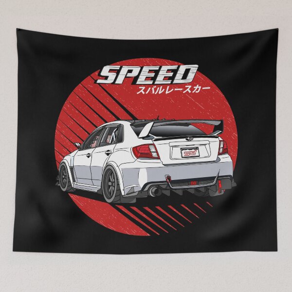 Item preview, JDM Subie Drift Car - Retro Style Racing  designed and sold by JDM Guyvit.