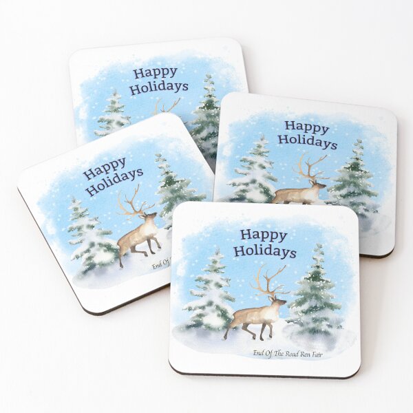 Item preview, Reindeer in Snow designed and sold by RenFairMerch.
