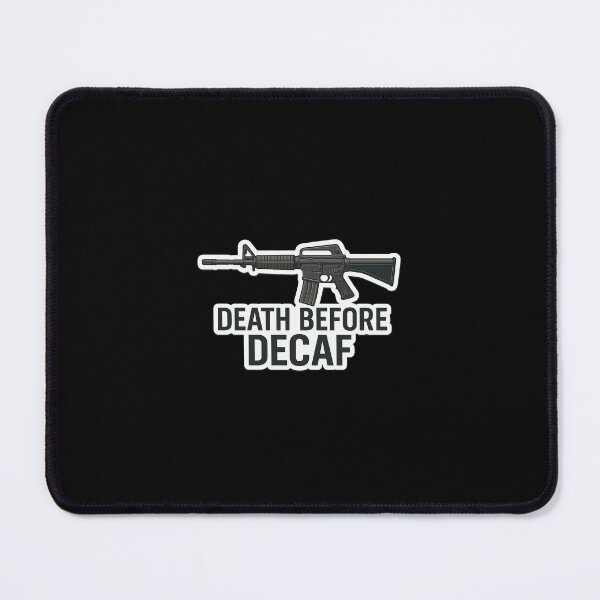 Item preview, Death before decaf designed and sold by Tsukuyomi Dreams.