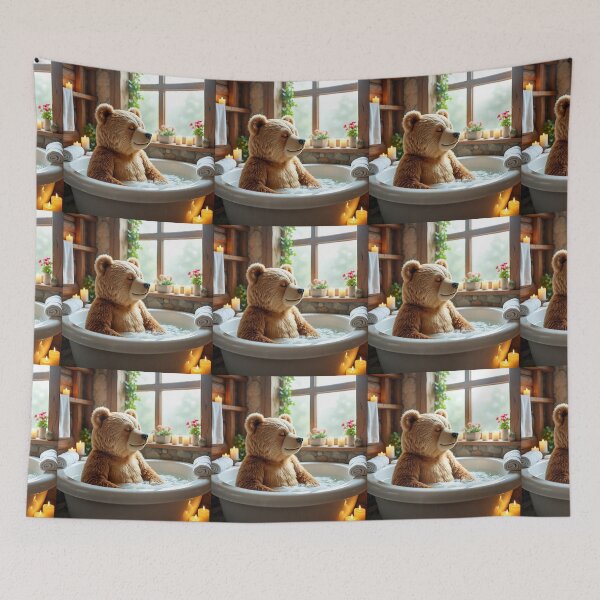 Item preview, French Country Bear Spa designed and sold by Savannah Gibbs.