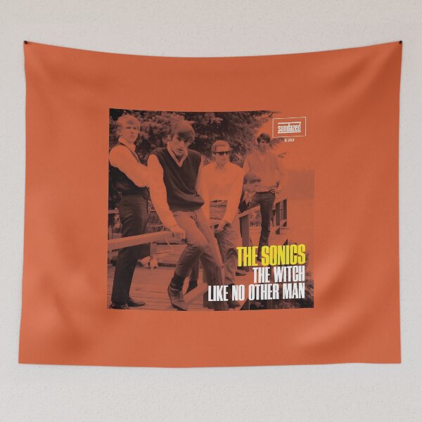 Item preview, Copy of The Sonics – Introducing Album Vintage Garage Rock Poster designed and sold by fintantalonet.