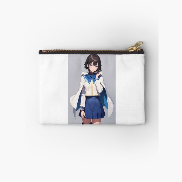 Item preview, The Serene Schoolgirl with a Hero's Cape designed and sold by iloveanimechibi.