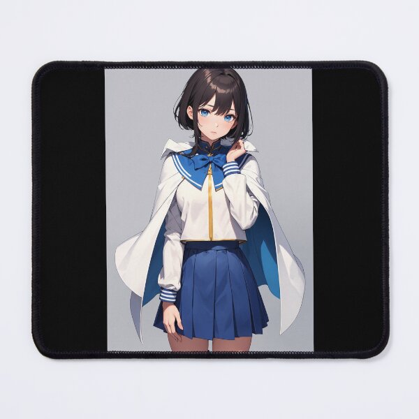 Item preview, The Serene Schoolgirl with a Hero's Cape designed and sold by iloveanimechibi.